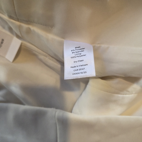 Talbots Cream Wide Leg Women's Pants - Picture 5 of 5